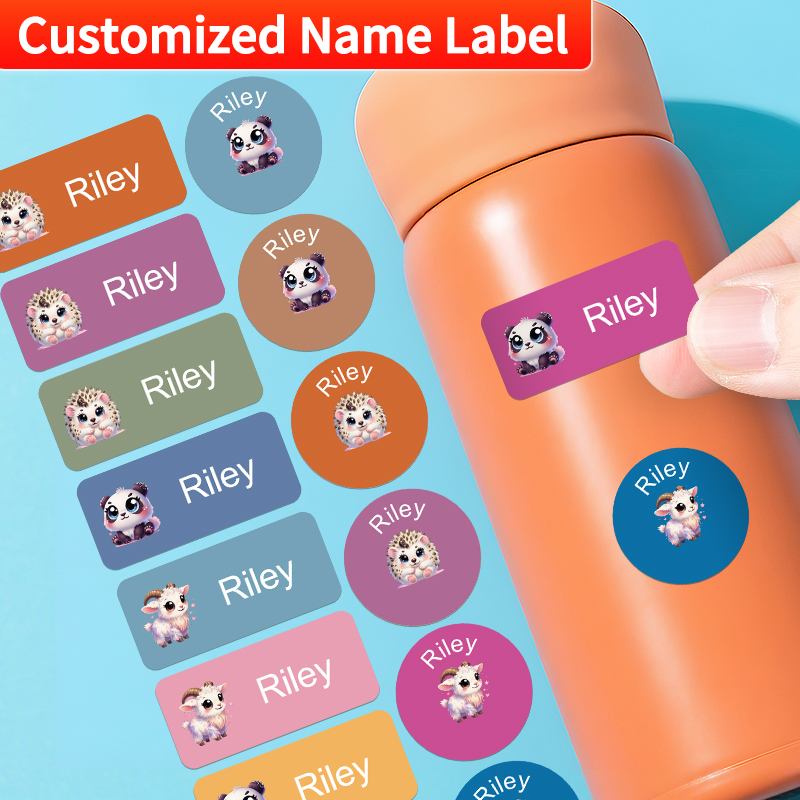 Personalized Name Box - Etiquetas personalizadas com nomes – autocolantes