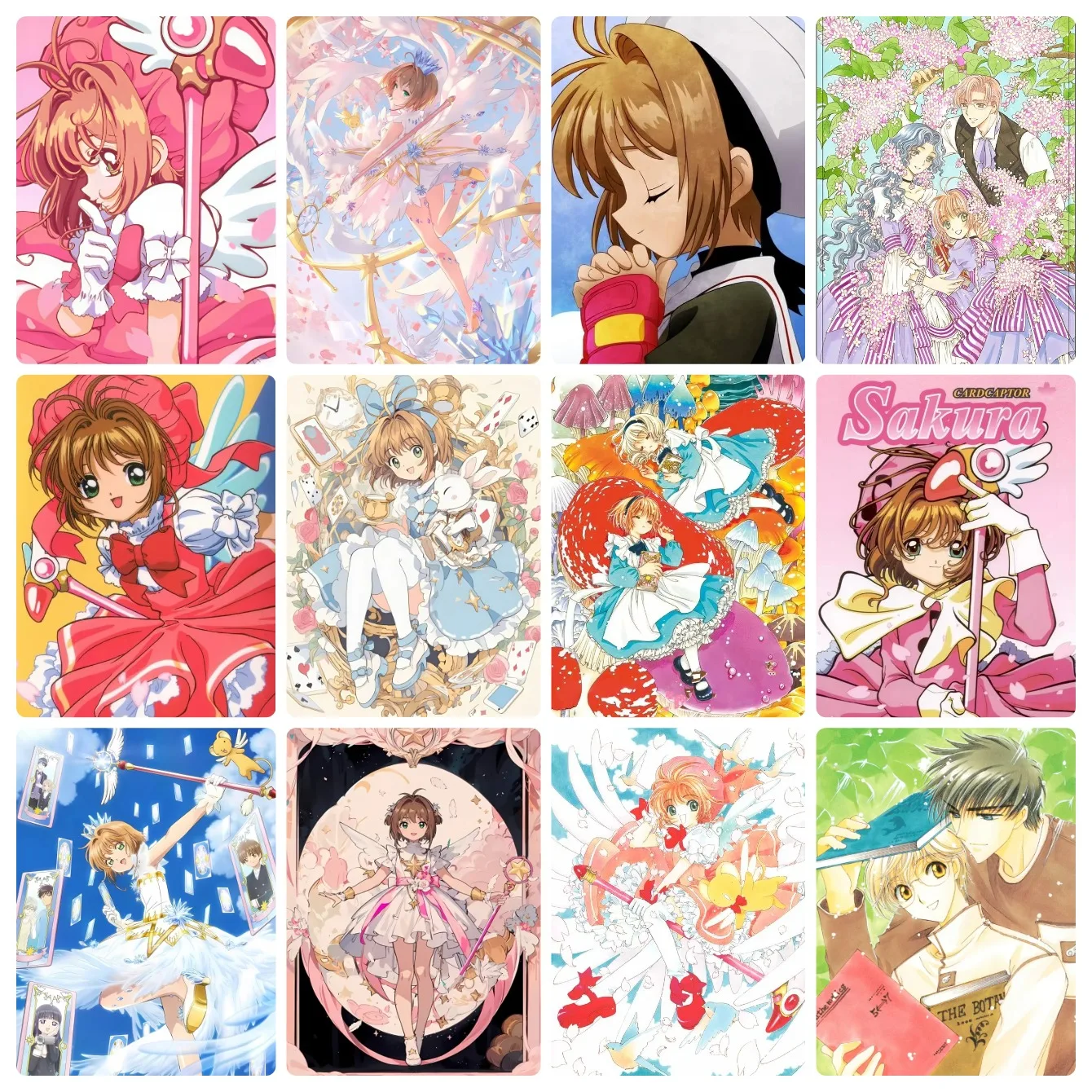 Photo Mosaic Print - Pintura de Diamantes Cardcaptor Sakura Anime