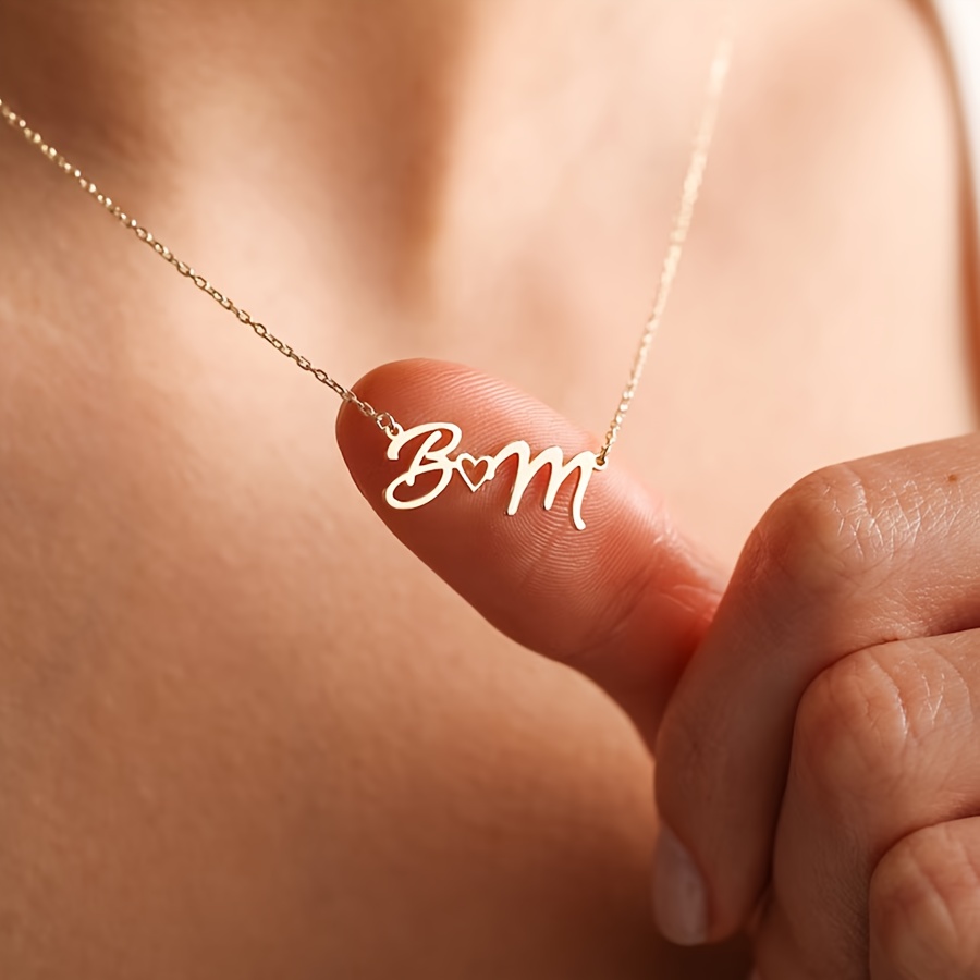 Name Necklace Custom - Colares com nome personalizado para mulheres,