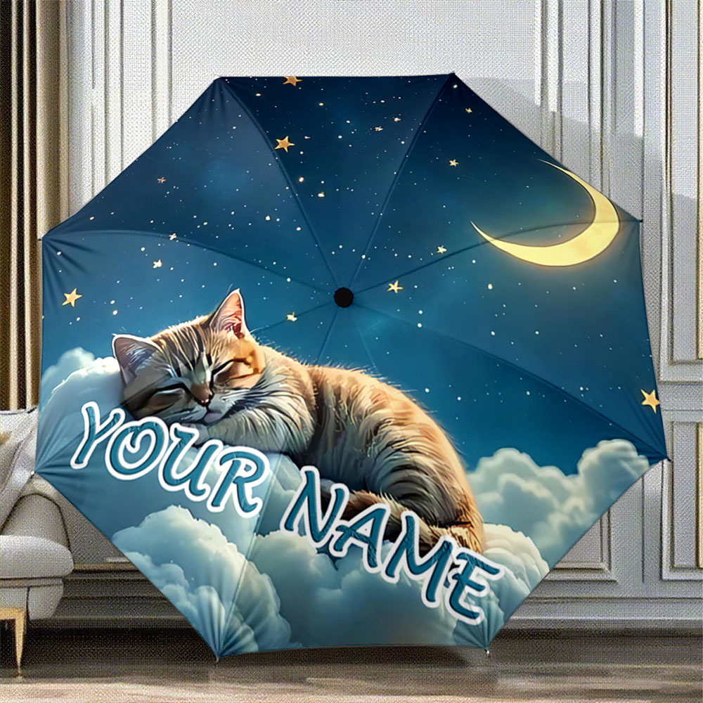 Custom Night Sky - Guarda-chuva personalizado com o nome, desenho