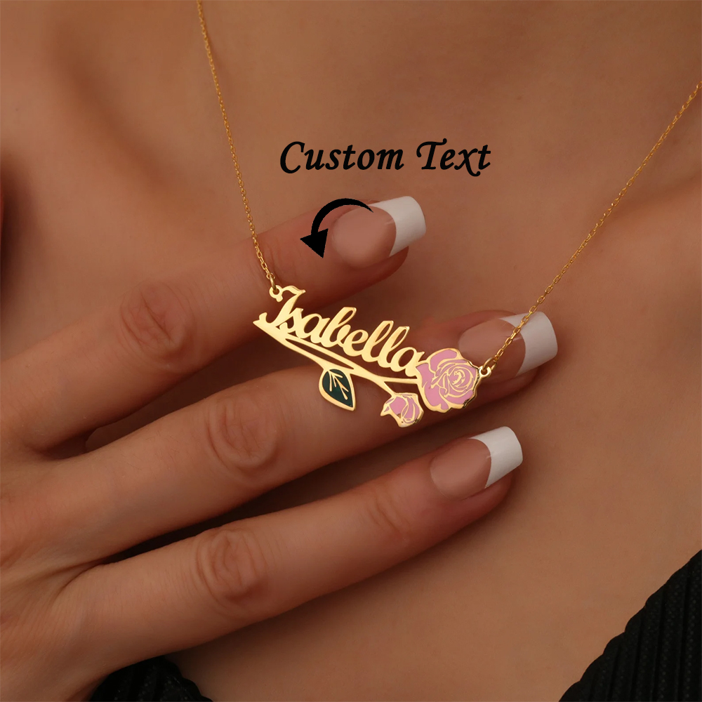 Colar personalizado com nome e - Name Necklace Custom avaliação e preço