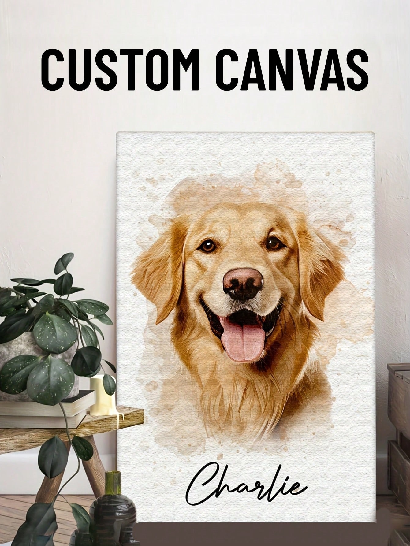 Porta-retrato personalizado co - Pet Portrait Custom avaliação e preço