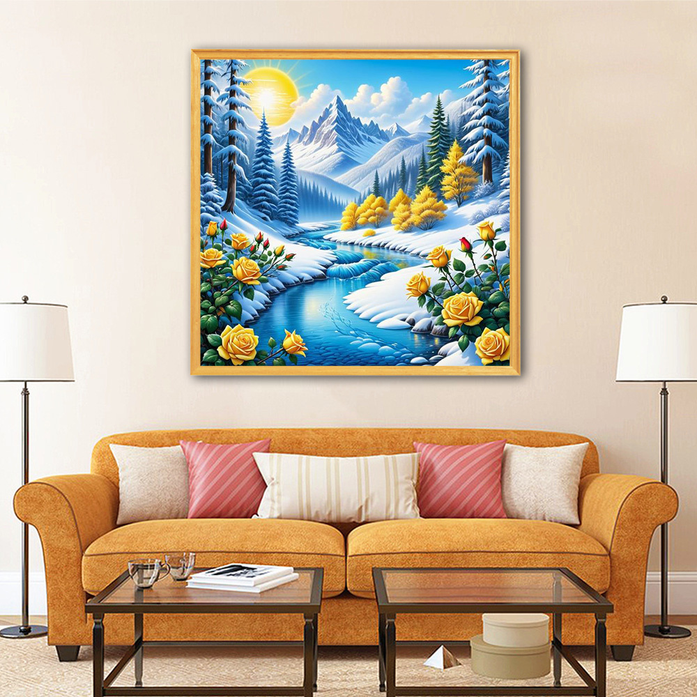 Evershine rio pintura diamante - Photo Mosaic Print avaliação e preço