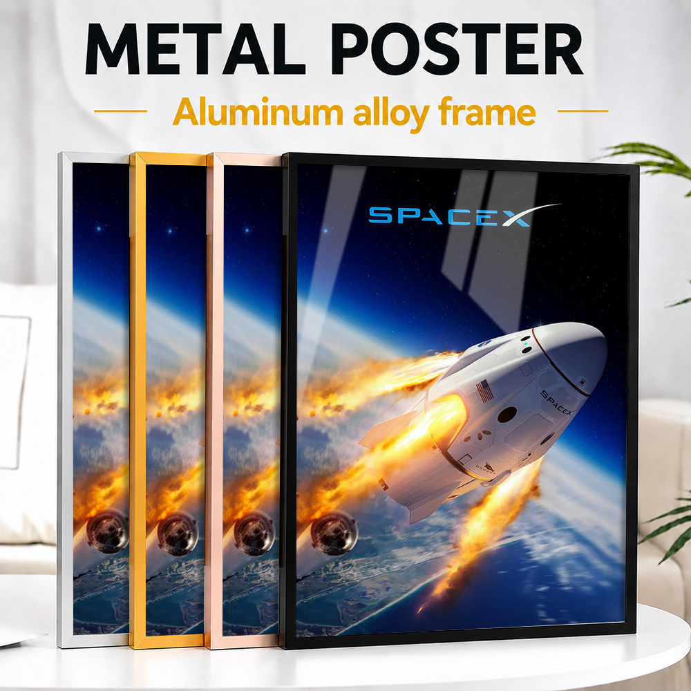 Pôster de metal em alumínio co - Custom Map Poster avaliação e preço